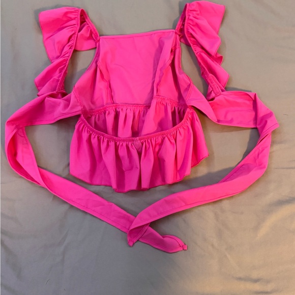 SHEIN Hot Pink Ruffled - Picture 2 of 5